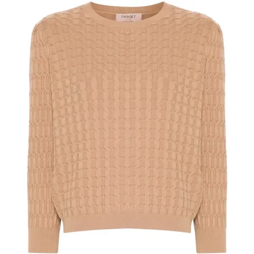 Sandy Strickpullover , Damen, Größe: S - Twinset - Modalova