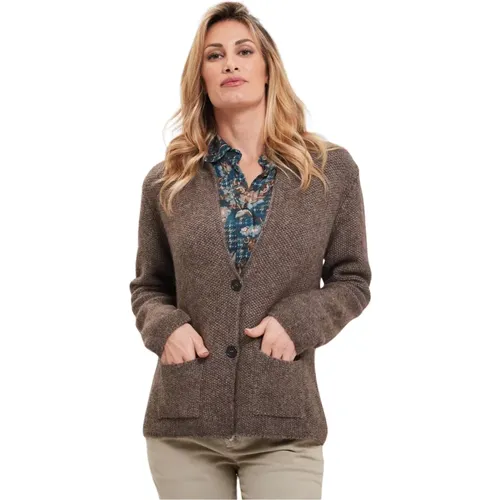 Stilvolle Jacke , Damen, Größe: L - Gran Sasso - Modalova