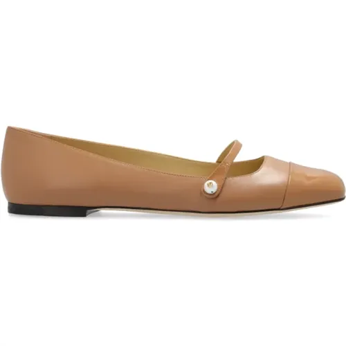 Leather ballet flats 'Elisa' , female, Sizes: 6 UK, 2 UK, 5 UK, 4 1/2 UK - Jimmy Choo - Modalova