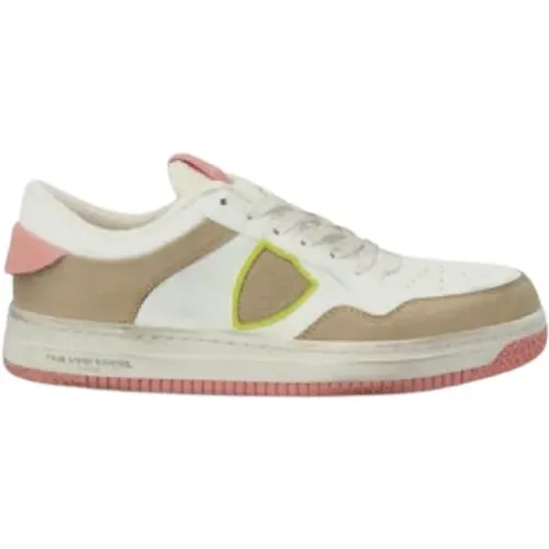 Eco Chic Low Top Sneakers , female, Sizes: 3 UK, 7 UK - Philippe Model - Modalova