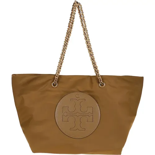 Braune Shopper-Tasche Ella - TORY BURCH - Modalova