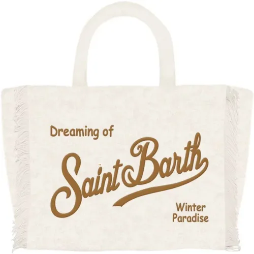 Classic Fringed Bag for Winter , female, Sizes: ONE SIZE - MC2 Saint Barth - Modalova