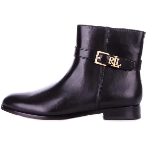 Stiefel Schwarz , Damen, Größe: 41 EU - Ralph Lauren - Modalova