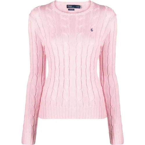 Rosa Pullover für Frauen , Damen, Größe: L - Polo Ralph Lauren - Modalova