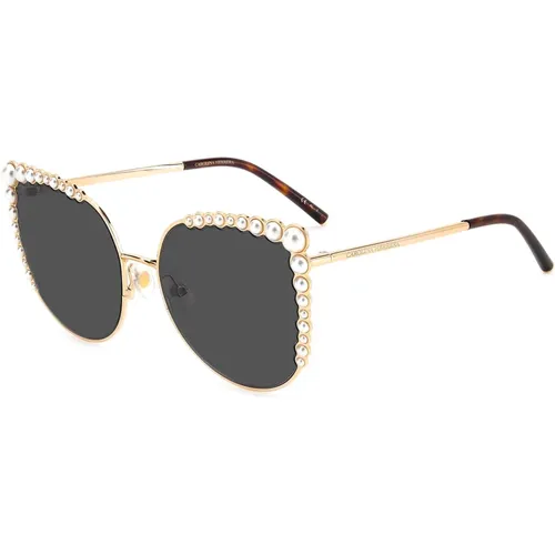 Rose Gold Sonnenbrille HER 0076/S , Damen, Größe: 58 MM - Carolina Herrera - Modalova