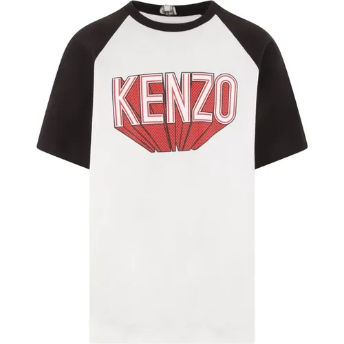 T-shirts and Polos with 3D Print , male, Sizes: M - Kenzo - Modalova