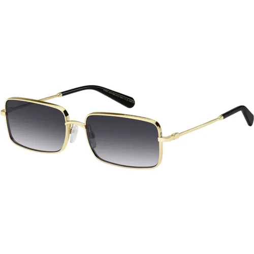 Schwarze Gold Sonnenbrille Grau Getönt Stil - Marc Jacobs - Modalova