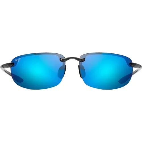 Sport Polarized Mirror Sunglasses , male, Sizes: 64 MM - Maui Jim - Modalova