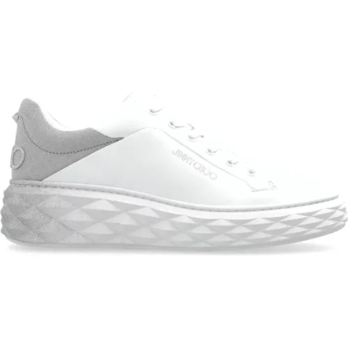 Diamantsneaker , Damen, Größe: 37 1/2 EU - Jimmy Choo - Modalova