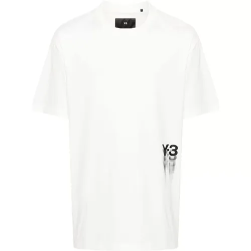 Logo Print Crew Neck T-Shirt Y-3 - Y-3 - Modalova