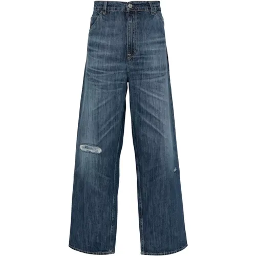 Blaue Loose-Fit Denim Jeans mit Reparierten Löchern , Herren, Größe: W31 - Our Legacy - Modalova