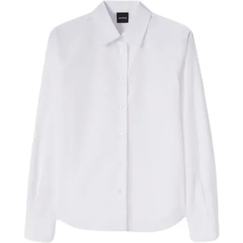 Classic Cotton Poplin Shirt , female, Sizes: XL, XS, L - Aspesi - Modalova