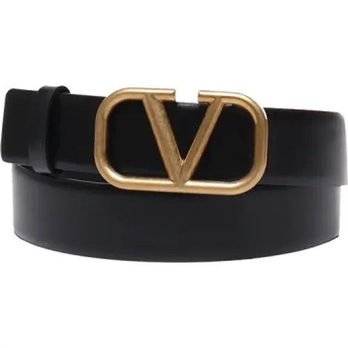 Leather Vlogo Belt , male, Sizes: 95 CM, 100 CM - Valentino Garavani - Modalova