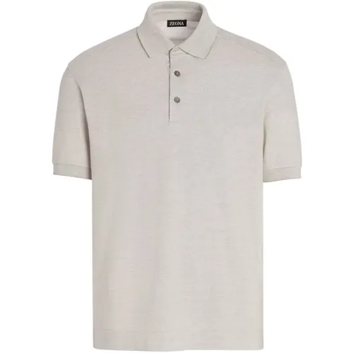 Cotton polo shirt , male, Sizes: 3XL - Ermenegildo Zegna - Modalova