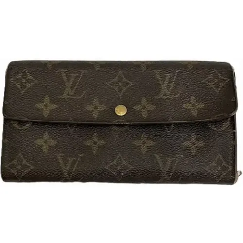 Pre-owned Canvas wallets , female, Sizes: ONE SIZE - Louis Vuitton Vintage - Modalova