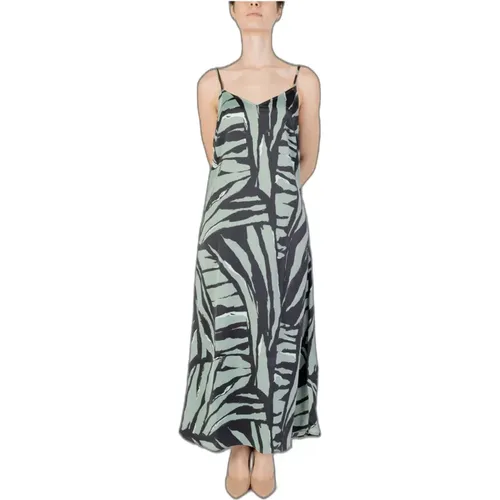 Printed V-Neck Dress , female, Sizes: S, XS, L, M - Only - Modalova