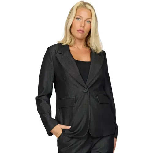 Klassischer Schwarzer Blazer Denise.Au24 , Damen, Größe: XS - 2-Biz - Modalova