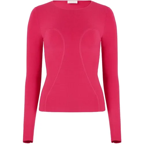 Fitted Long Sleeve Top , female, Sizes: XS, XL, S, L, M - Nina Ricci - Modalova