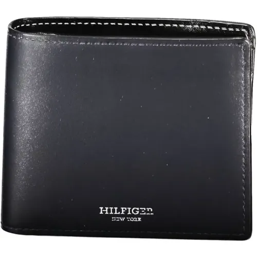 Elegant Leather Bi-Fold Wallet , male, Sizes: ONE SIZE - Tommy Hilfiger - Modalova