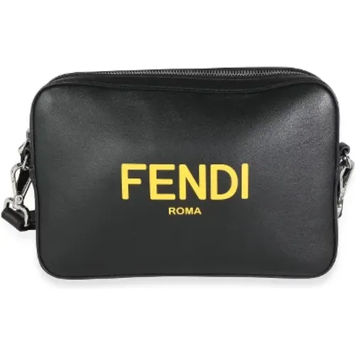 Pre-owned Leather clutches , female, Sizes: ONE SIZE - Fendi Vintage - Modalova