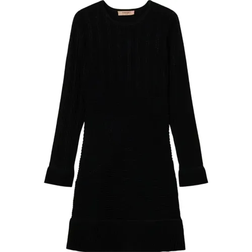 Knit Tube Work Dress , female, Sizes: M, XS - Twinset - Modalova