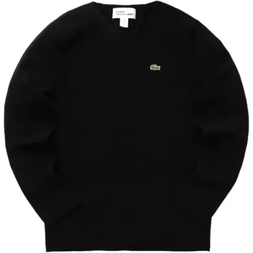 Men Knit Sweater - Lacoste x CDG , male, Sizes: L, S - Comme des Garçons - Modalova