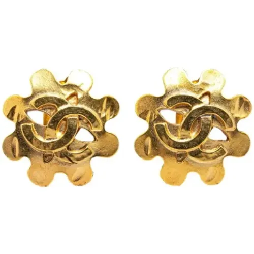 Pre-owned Fabric earrings , female, Sizes: ONE SIZE - Chanel Vintage - Modalova