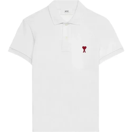 Heart Friend Polo Shirt , male, Sizes: 2XL - Ami Paris - Modalova