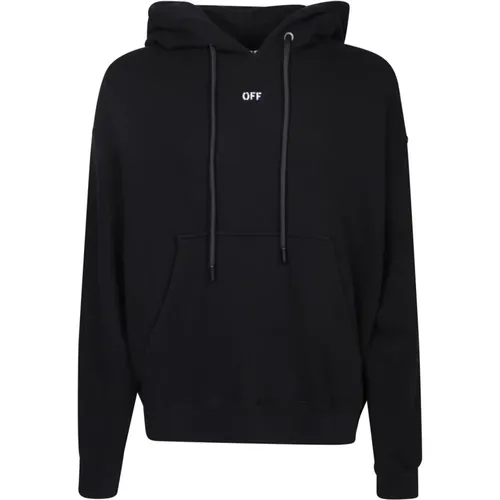 Schwarze Sweatshirts für Herren Aw23 , Herren, Größe: L - Off White - Modalova