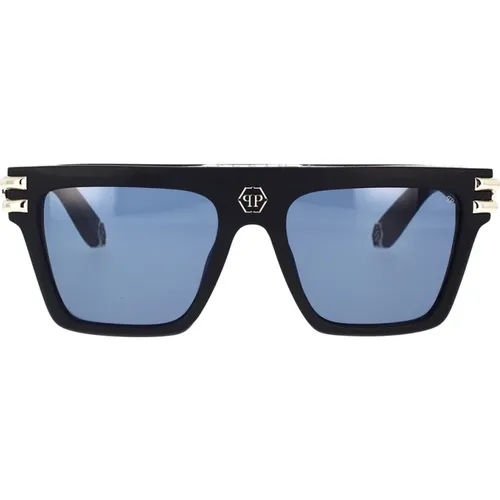 Luxuriöse Quadratische Sonnenbrille Spp108V 0703 - Philipp Plein - Modalova