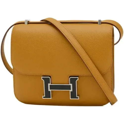 Pre-owned Stoff schultertasche - Hermès Vintage - Modalova