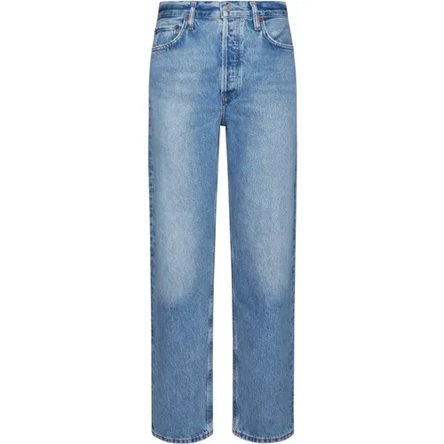 High-Waist Skinny Jeans , female, Sizes: W24, W28, W25, W26 - Agolde - Modalova