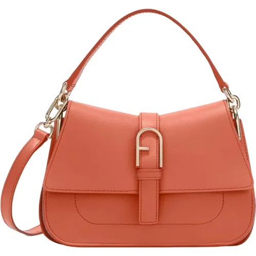 Handbags,Flow Top Handle Mini Tasche,Avena Mini Top Handle Tasche,Flow Mini Tasche mit Bogenverschluss - Furla - Modalova