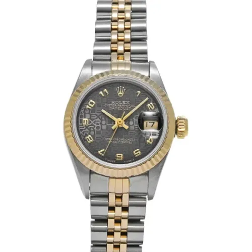 Pre-owned Stainless Steel watches , female, Sizes: ONE SIZE - Rolex Vintage - Modalova