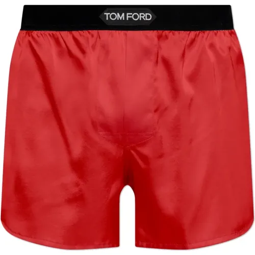 Silk lingerie shorts , male, Sizes: XS, XL, S, L, 2XL, M - Tom Ford - Modalova