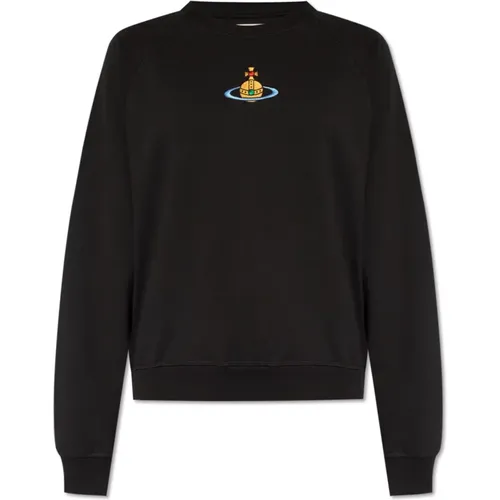 Sweatshirt mit Logo , Damen, Größe: 2XS - Vivienne Westwood - Modalova