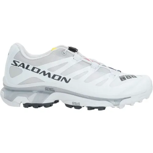 Light Grey Low-Top Mesh Sneakers , female, Sizes: 5 1/2 UK, 4 1/2 UK, 5 UK, 6 UK - Salomon - Modalova