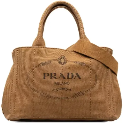 Pre-owned Canvas prada-bags , female, Sizes: ONE SIZE - Prada Vintage - Modalova