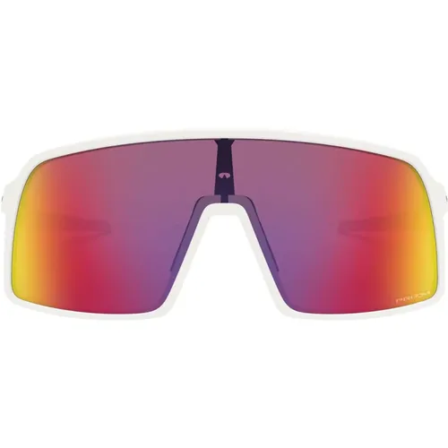 Sporty Sunglasses with Prizm Road Lens , unisex, Sizes: 37 MM - Oakley - Modalova