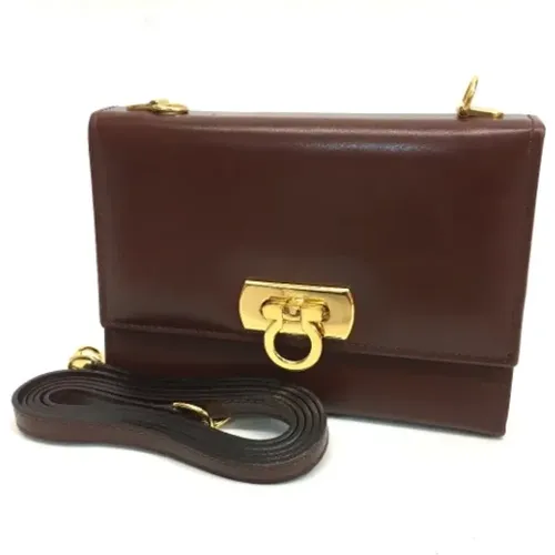 Pre-owned Leder schultertasche - Salvatore Ferragamo Pre-owned - Modalova