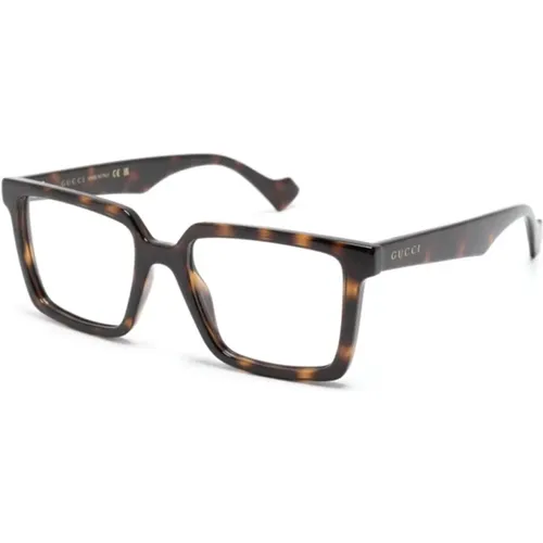 Gg1540O 002 Optical Frame, Brille GG1540O,Stilvolle Brille GG1540O,Schwarze Brillengestelle - Gucci - Modalova