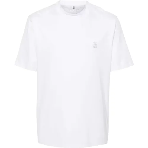 Herren T-Shirts & Polos Kollektion , Herren, Größe: 2XL - BRUNELLO CUCINELLI - Modalova