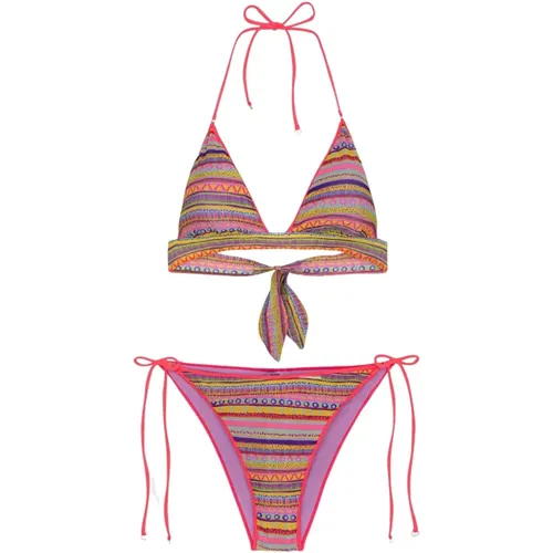 Verstellbares Triangel-Bikini mit amerikanischem Slip - Me-Fui - Modalova