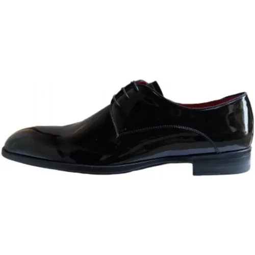 Classic Oxford Shoes in Soft Glossy Calfskin , male, Sizes: 9 UK, 7 UK, 10 UK - Barrett - Modalova