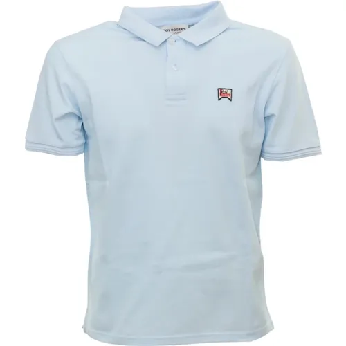 Klassisches Pique Polo Shirt , Herren, Größe: M - Roy Roger's - Modalova