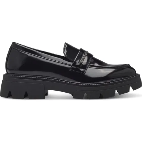 Schwarze elegante geschlossene Loafer für Frauen , Damen, Größe: 40 EU - s.Oliver - Modalova