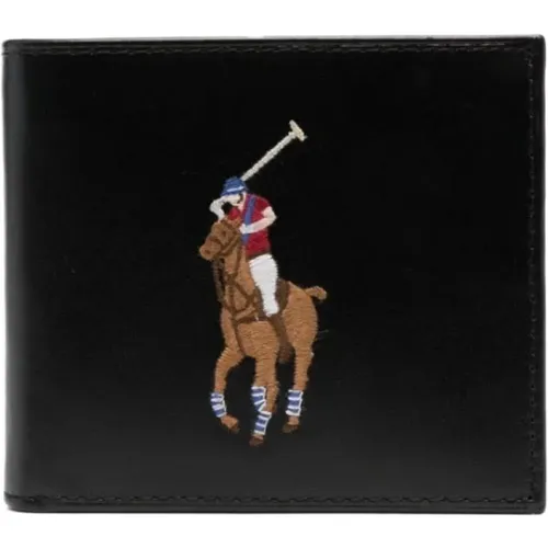 Big Pony Bi-Fold Wallet , male, Sizes: ONE SIZE - Ralph Lauren - Modalova