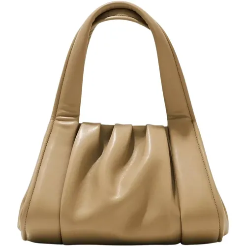 Mushroom Bag with Golden Snap , female, Sizes: ONE SIZE - THEMOIRè - Modalova