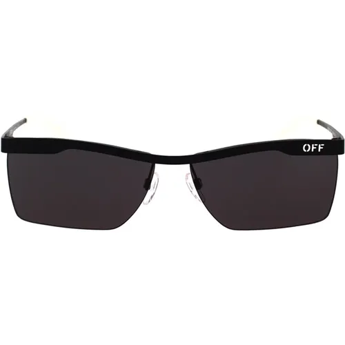 Unisex Rimini Sunglasses , unisex, Sizes: 61 MM - Off White - Modalova