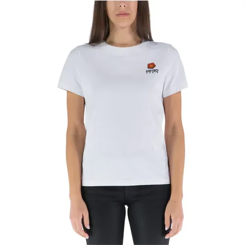 Floral Crest T-Shirt , female, Sizes: L, M, S - Kenzo - Modalova
